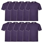 Fruit of the Loom Rundhalsshirt Valueweight T-Shirt Lila/Dunkelblau Fruit of the Loom Rundhalsshirt Valueweight T-Shirt Lila/Dunkelblau