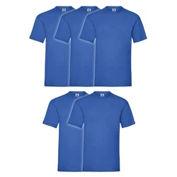 Fruit of the Loom Rundhalsshirt Valueweight T-Shirt Blau/Hellblau/Dunkelblau/Pastell
