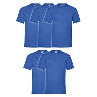Fruit of the Loom Rundhalsshirt Valueweight T-Shirt Blau/Hellblau/Dunkelblau/Pastell Fruit of the Loom Rundhalsshirt Valueweight T-Shirt Blau/Hellblau/Dunkelblau/Pastell