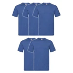 Fruit of the Loom Rundhalsshirt Valueweight T-Shirt Dunkelblau/Blau/Hellblau