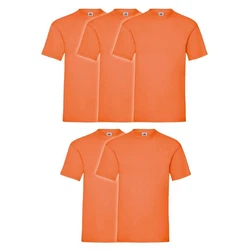 Fruit of the Loom Rundhalsshirt Valueweight T-Shirt Orange