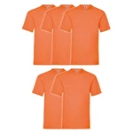 Fruit of the Loom Rundhalsshirt Valueweight T-Shirt Orange