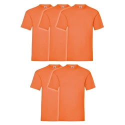 Fruit of the Loom Rundhalsshirt Valueweight T-Shirt Orange