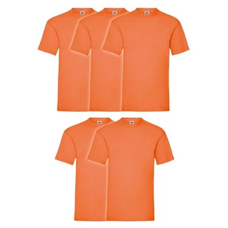 Fruit of the Loom Rundhalsshirt Valueweight T-Shirt Orange