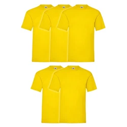 Fruit of the Loom Rundhalsshirt Valueweight T-Shirt Gelb