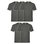 Fruit of the Loom Rundhalsshirt Valueweight T-Shirt Dunkelgrün/Dunkelgrau/Hellgrau/Grau/Khaki Fruit of the Loom Rundhalsshirt Valueweight T-Shirt Dunkelgrün/Dunkelgrau/Hellgrau/Grau/Khaki