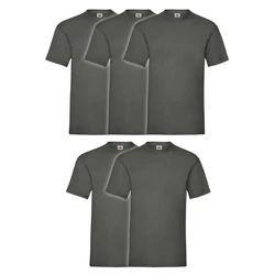 Fruit of the Loom Rundhalsshirt Valueweight T-Shirt Dunkelgrün/Dunkelgrau/Hellgrau/Grau/Khaki