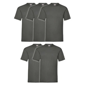 Fruit of the Loom Rundhalsshirt Valueweight T-Shirt Dunkelgrün/Dunkelgrau/Hellgrau/Grau/Khaki
