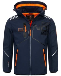 Geographical Norway Softshelljacke Winterjacke ROBIN Dunkelblau/Hellblau