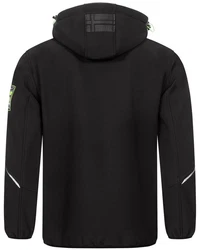 Geographical Norway Softshelljacke Winterjacke ROBIN Schwarz/Grün