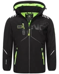 Geographical Norway Softshelljacke Winterjacke ROBIN Schwarz/Grün
