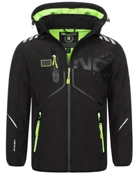 Geographical Norway Softshelljacke Winterjacke ROBIN Schwarz/Grün