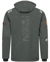 Geographical Norway Softshelljacke Herren Windbreaker Regenjacke Dunkelgrün/Dunkelgrau