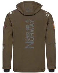 Geographical Norway Softshelljacke Herren Windbreaker Regenjacke Dunkelgrün