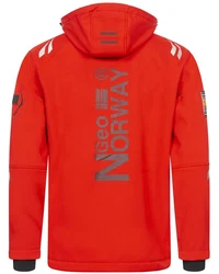 Geographical Norway Softshelljacke Herren Windbreaker Regenjacke Rot