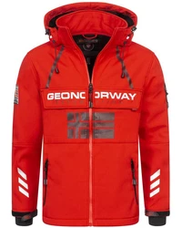 Geographical Norway Softshelljacke Herren Windbreaker Regenjacke Rot