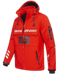 Geographical Norway Softshelljacke Herren Windbreaker Regenjacke Rot