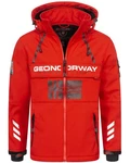 Geographical Norway Softshelljacke Herren Windbreaker Regenjacke Rot