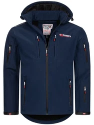 Geographical Norway Softshelljacke Outdoor Herren Jacke Dunkelblau/Hellblau