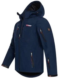 Geographical Norway Softshelljacke Outdoor Herren Jacke Dunkelblau/Hellblau
