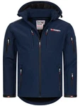 Geographical Norway Softshelljacke Outdoor Herren Jacke Dunkelblau/Hellblau
