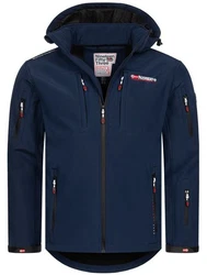 Geographical Norway Softshelljacke Outdoor Herren Jacke Dunkelblau/Hellblau