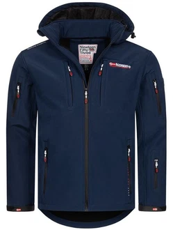 Geographical Norway Softshelljacke Outdoor Herren Jacke Dunkelblau/Hellblau