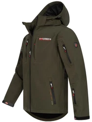 Geographical Norway Softshelljacke Outdoor Herren Jacke Dunkelgrün/Khaki