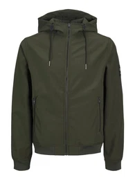 Blouson Softshell Jacke Plus Oversize Biker Blouson bergangs JJEBASIC 6018 in Grn-3