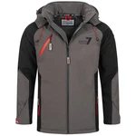 Arctic Seven Softshelljacke ASRACEE Funktionsjacke Grau/Hellgrau/Schwarz/Rot