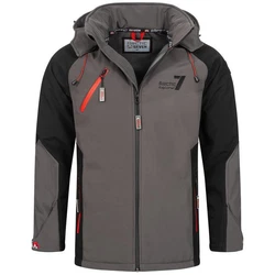 Arctic Seven Softshelljacke ASRACEE Funktionsjacke Grau/Hellgrau/Schwarz/Rot