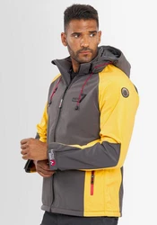 Arctic Seven Softshelljacke ASRACEE Funktionsjacke Gelb/Hellgrau/Grün/Orange/Grau