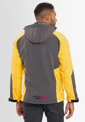 Arctic Seven Softshelljacke ASRACEE Funktionsjacke Gelb/Hellgrau/Grün/Orange/Grau