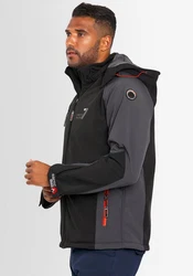 Arctic Seven Softshelljacke ASRACEE Funktionsjacke Schwarz/Orange/Grau