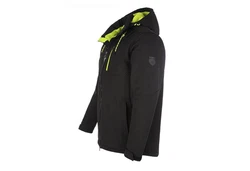 Dry Fashion Softshelljacke Herren Gotland Grün/Dunkelgrün/Schwarz/Neonfarben