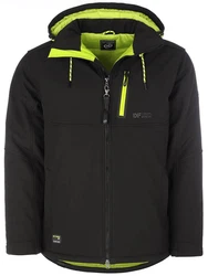 Dry Fashion Softshelljacke Herren Gotland Grün/Dunkelgrün/Schwarz/Neonfarben