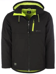 Dry Fashion Softshelljacke Herren Gotland Grün/Dunkelgrün/Schwarz/Neonfarben