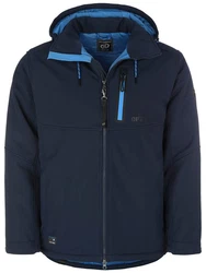 Dry Fashion Softshelljacke Herren Gotland Dunkelblau/Blau/Hellblau