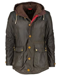 Steppjacke Herren Parka GAME WAXED (1-St)