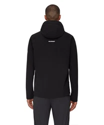 Mammut Softshelljacke Ultimate Comfort SO Hooded Jacket Men Schwarz/Dunkelrot