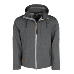 Dry Fashion Softshelljacke Herren Eckernfrde Dunkelgrau/Grau/Hellgrau