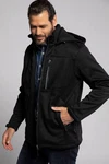 JP1880 Softshelljacke Outdoor wind- wasserabweisend Schwarz