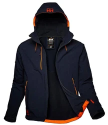 Helly Hansen Softshelljacke CHELSEA EVO H. SOFTS JACKET (1) Dunkelblau/Orange/Rot/Hellblau