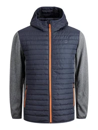 Blouson Softshell Stepp Jacke mit Kapuze JJEMULTI 6245 in Grau-2
