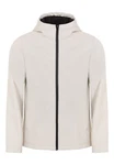 Elkline Softshelljacke Serious sportlich mit Kapuze Khaki/Beige/Braun/Grau