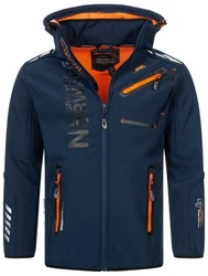 Geographical Norway Softshelljacke Herren Outdoor Dunkelblau/Hellblau