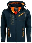 Geographical Norway Softshelljacke Herren Outdoor Dunkelblau/Hellblau