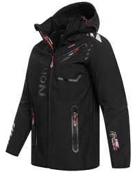 Geographical Norway Softshelljacke Herren Outdoor Schwarz/Grau