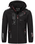 Geographical Norway Softshelljacke Herren Outdoor Schwarz/Grau