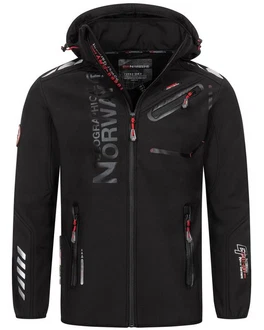 Geographical Norway Softshelljacke Herren Outdoor Schwarz/Grau